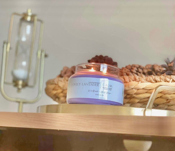 The perfect calming lavender Candle