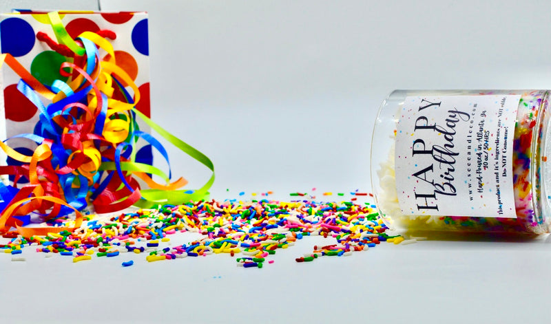 Vanilla Birthday Cake Candle